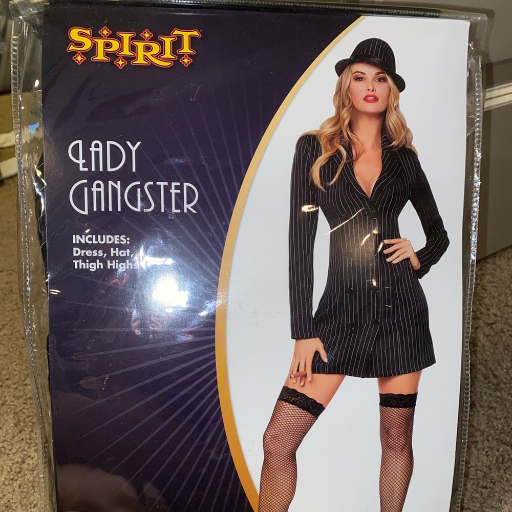 LADY GANGSTER HALLOWEEN COSTUME